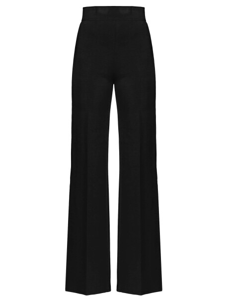 Flare-fit trousers in fluid viscose - 1