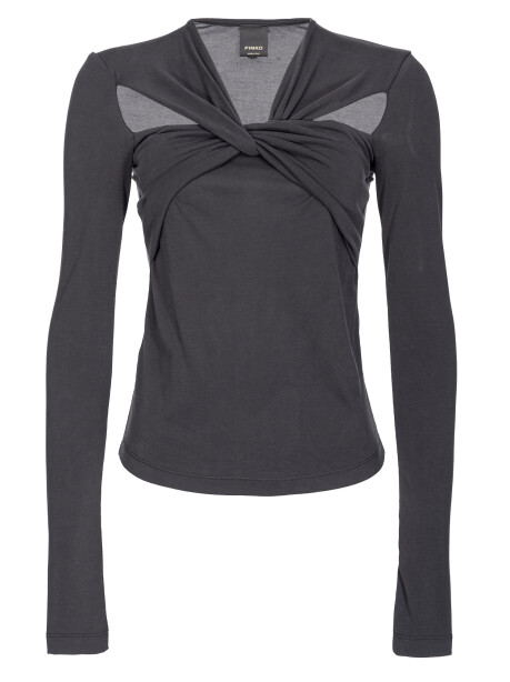 Fitted long-sleeved top - 4