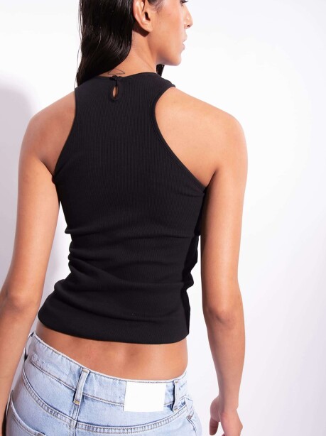 Vest top with olympic neckline - 4
