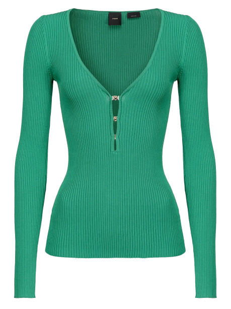 Close-fitting long-sleeved top - 1