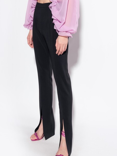 Pantaloni aderenti con spacco al fondo - 3
