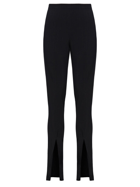 Pantaloni aderenti con spacco al fondo - 1