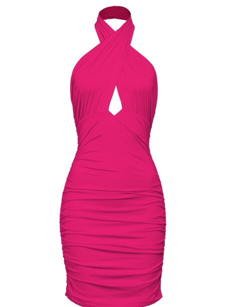 Mini abito incrociato - 4