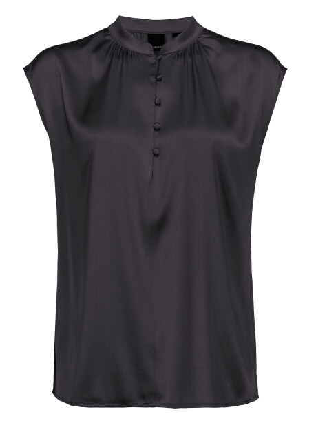 Blusa senza maniche in satin - 1