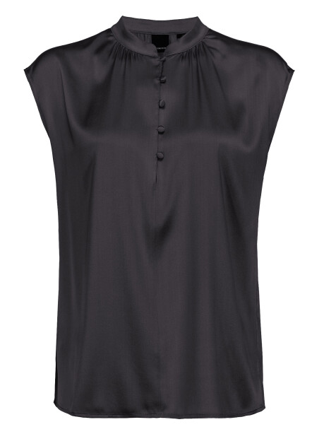 Sleeveless silk blouse - 1