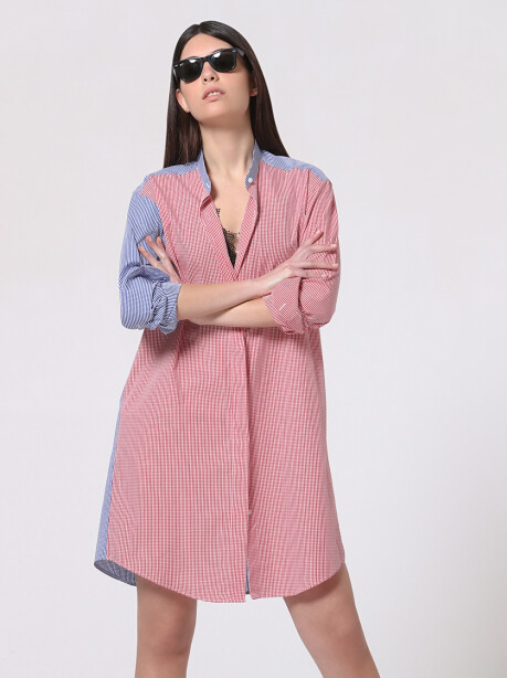 Long shirtdress in cotton - 3