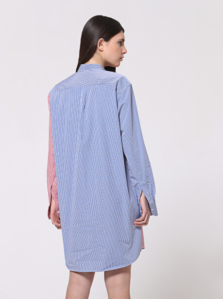 Long shirtdress in cotton - 6