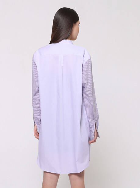 Long shirtdress in cotton - 6