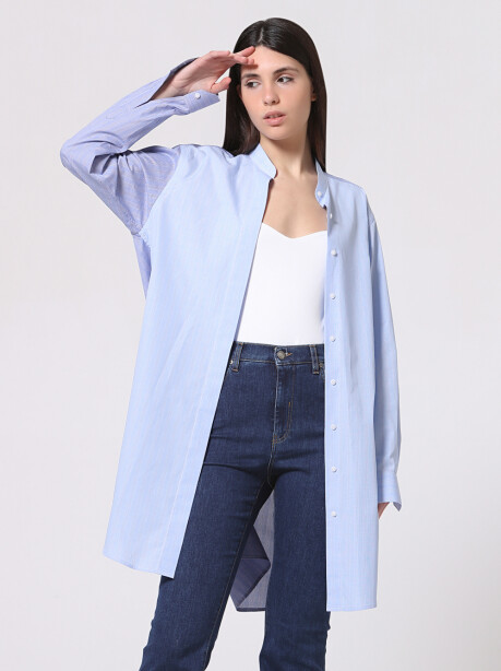 Jeans flare a vita alta - 6
