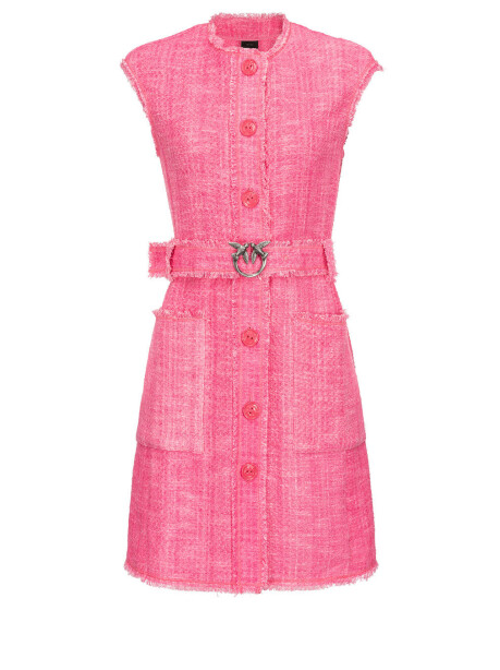 Vestito smanicato in stuoia - 1
