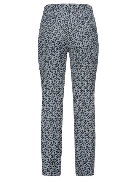 Pantaloni jacquard monogram stretch - 2
