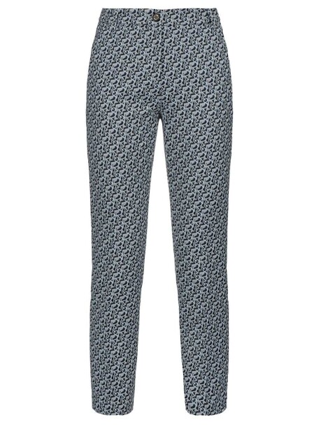 Pantaloni jacquard monogram stretch - 1