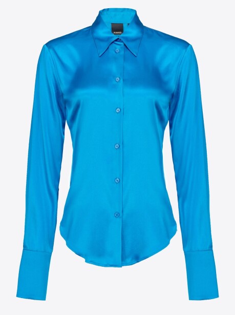 Camicia in satin di seta - 1
