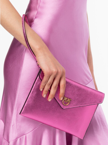 Pochette in pelle laminata - 3