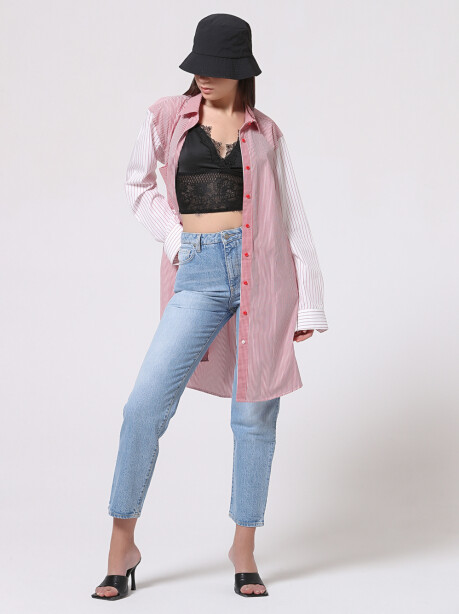 Jeans regular a vita alta - 6