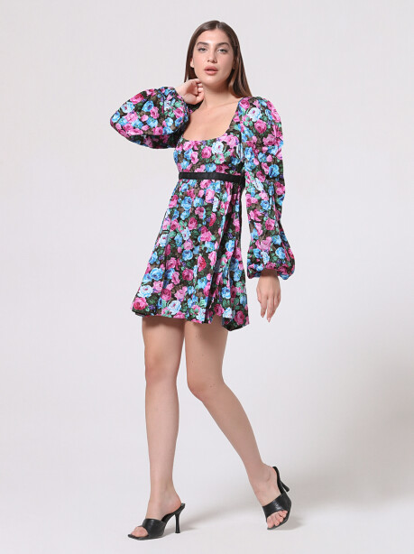 Floral print dress - 3