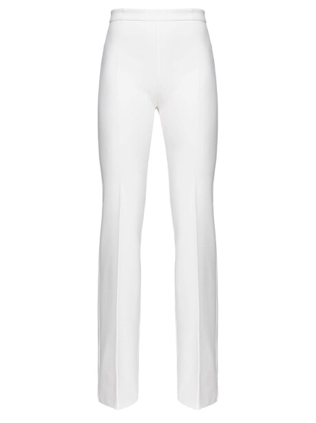Pantaloni flared in crêpe - 1