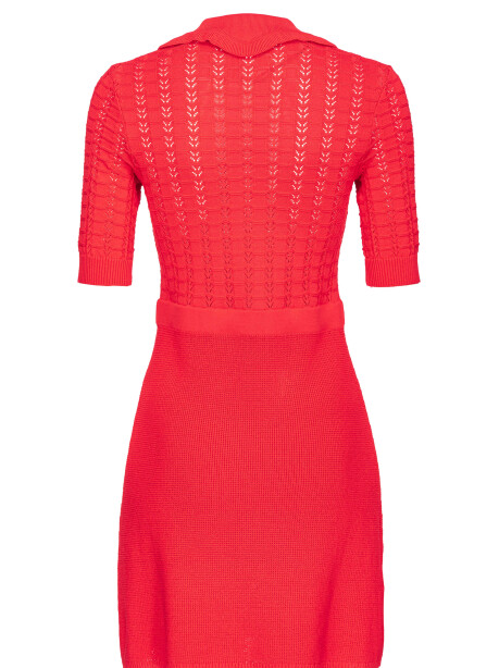 Mini dress in maglia punto ventaglio - 2
