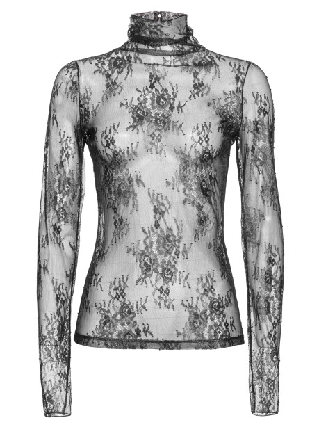 Maglia in pizzo laminato - 1