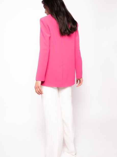 Blazer monopetto in crêpe  stretch - 2