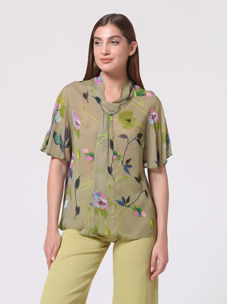 Blusa stampa floreale - 3