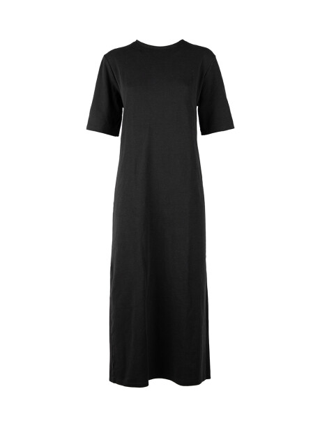 Vestito lungo mezza manica - 1