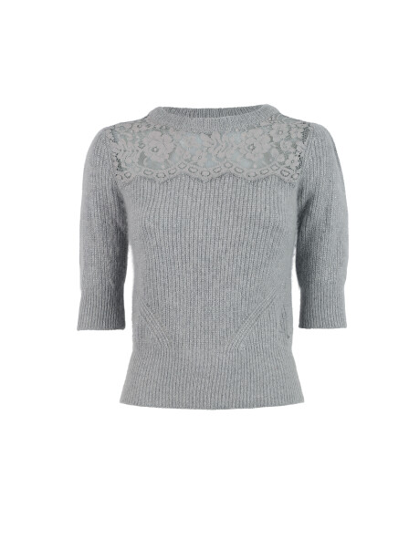 Sweater with lace - 1