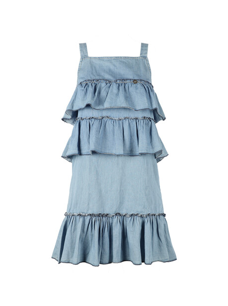 Dress with flounces - 1