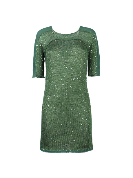 Square neckline dress - 1