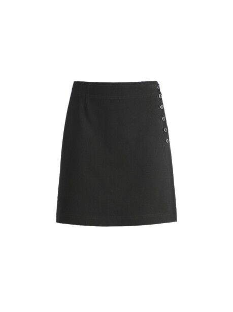 Mini skirt with side buttons - 1