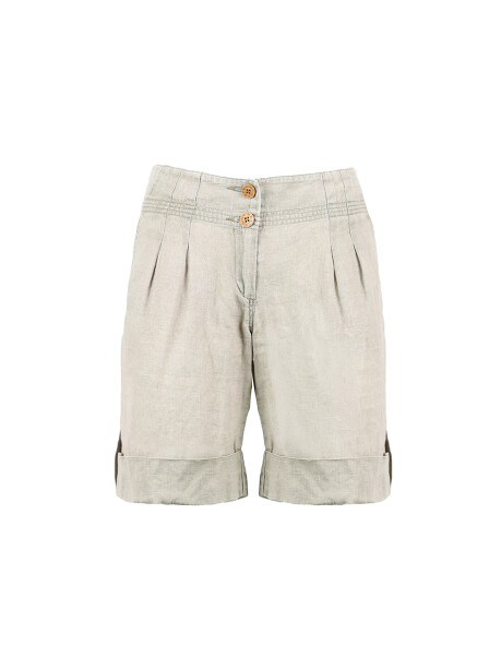 Shorts with cuffs and buttons - 1