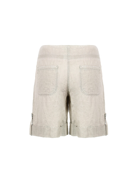 Pantaloncino con risvolto e bottoni - 2