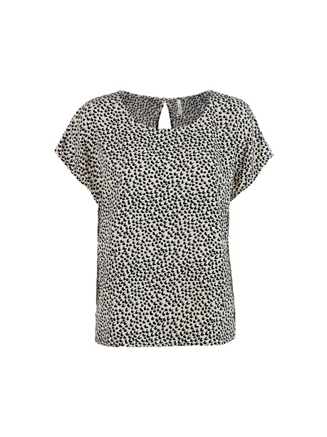 Blusa senza maniche stampata - 1