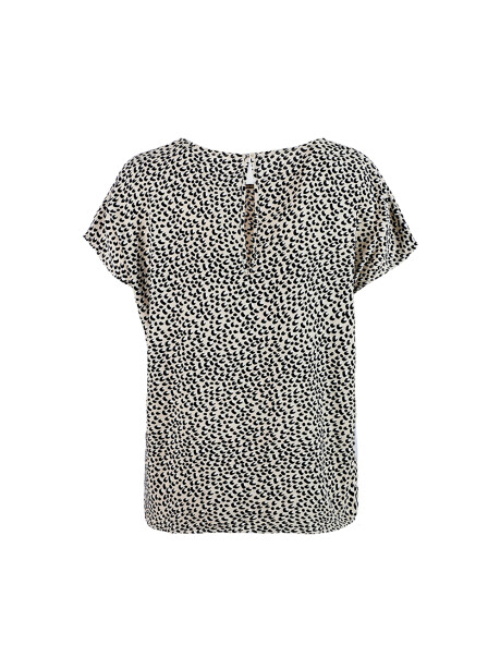 Printed sleeveless blouse - 2