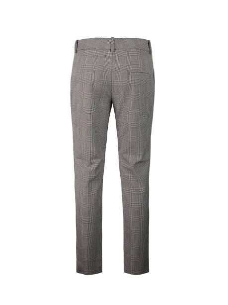Pantalone a sigaretta check - 2