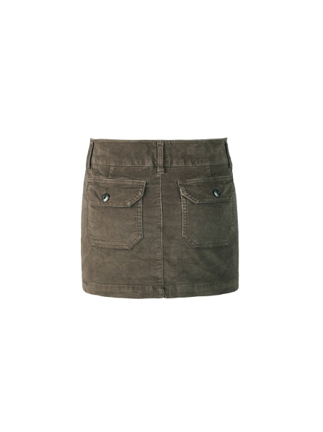 Velvet miniskirt - 2