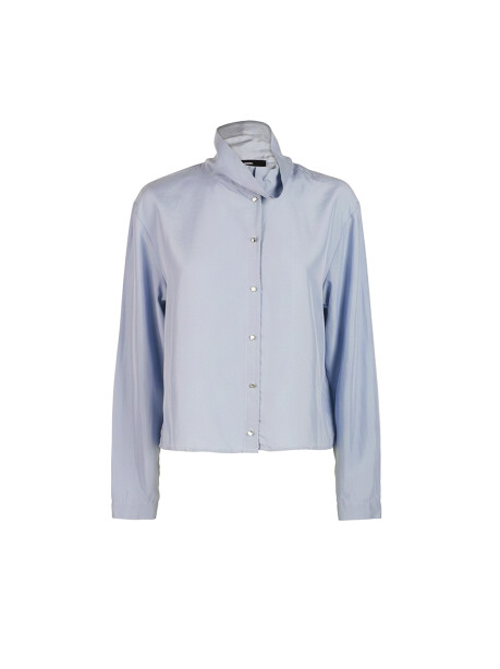 Shirt with studded buttons - 1