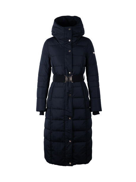 Long down jacket with hood - 1