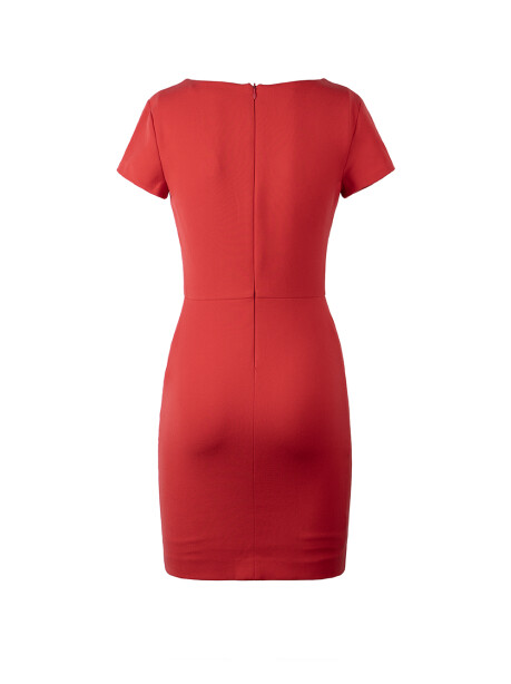 V-neck sheath dress - 2