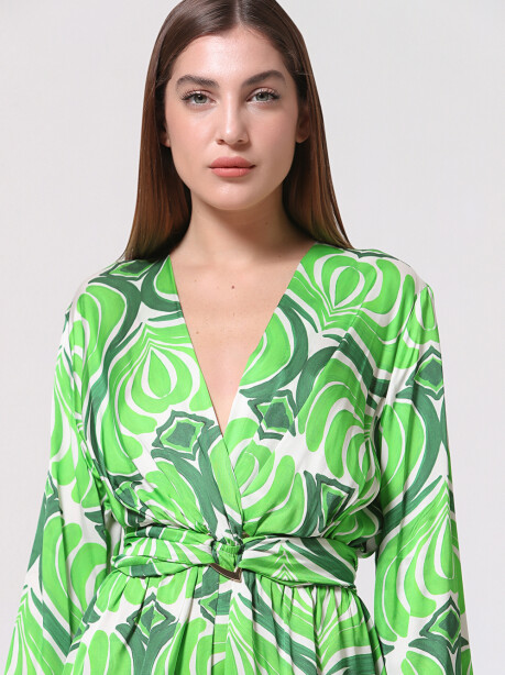 Jumpsuit with skirt-effect shorts - 2