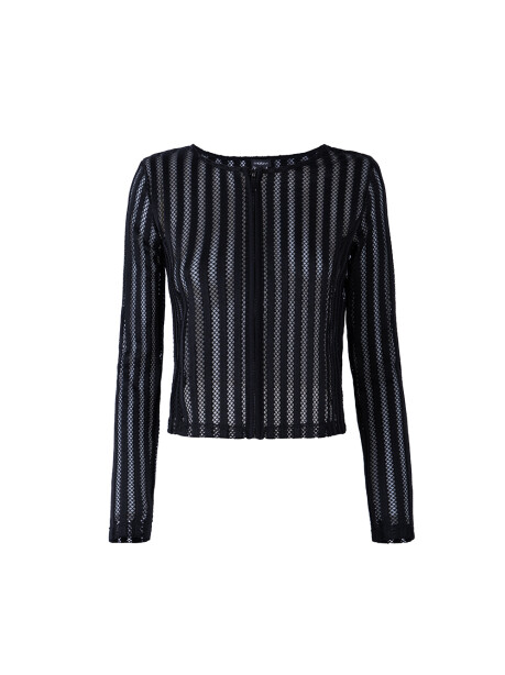 Zip-front t-shirt - 1