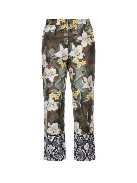Patterned palazzo trousers - 2