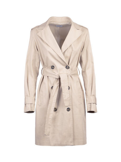 Double-breasted trench coat - 1