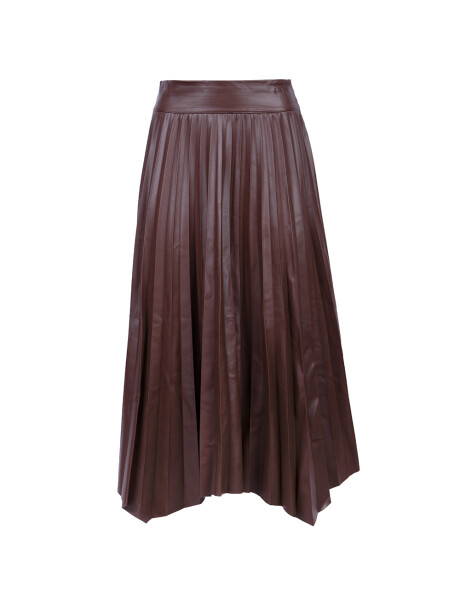 Long pleated skirt - 1