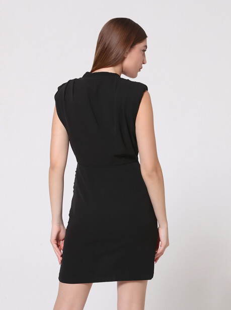 V-neck sheath dress - 4