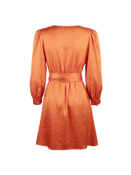 Cross-over V-neck dress - 2