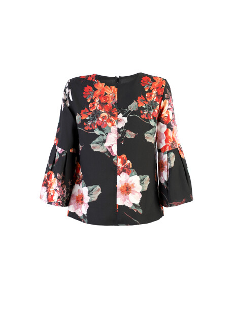 Blusa stampa floreale - 2