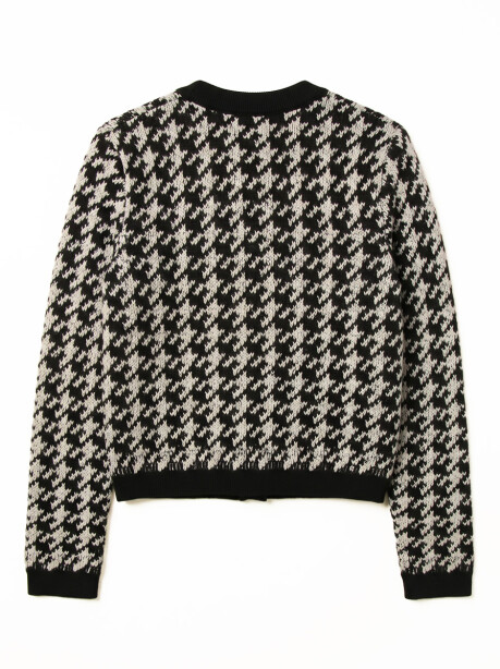 Cardigan Pied de Poule Bicolor - 2