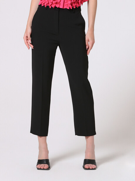 Pantaloni classici con spacchetto sul fondo - 2