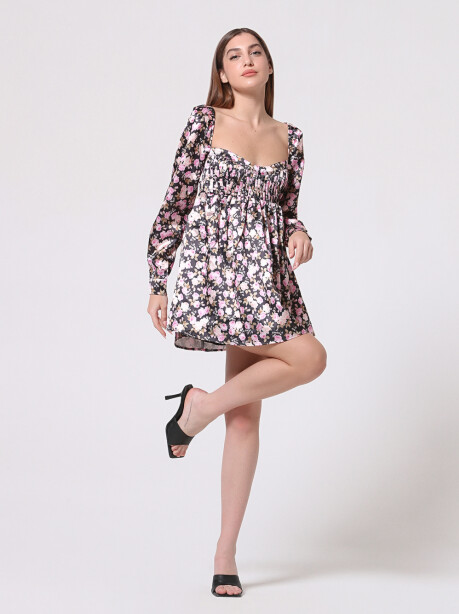 Floral printed dress - 3